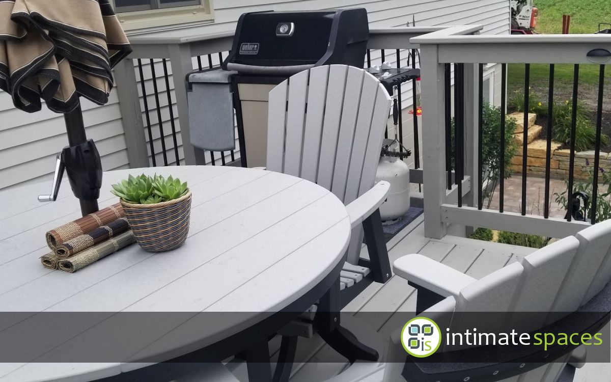 Outdoor Living: Deck, Stone Steps & walls