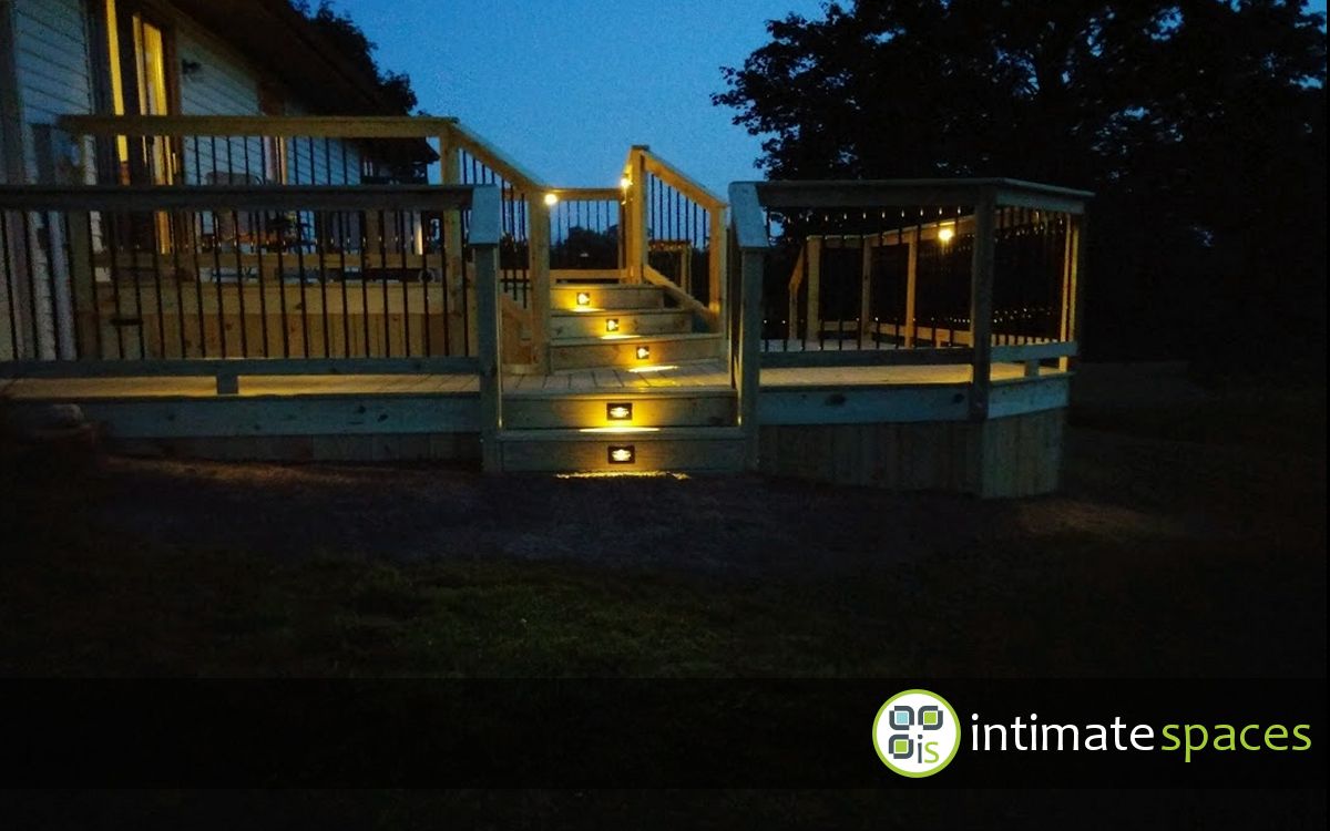 Outdoor Living: Deck, Stone Steps & walls