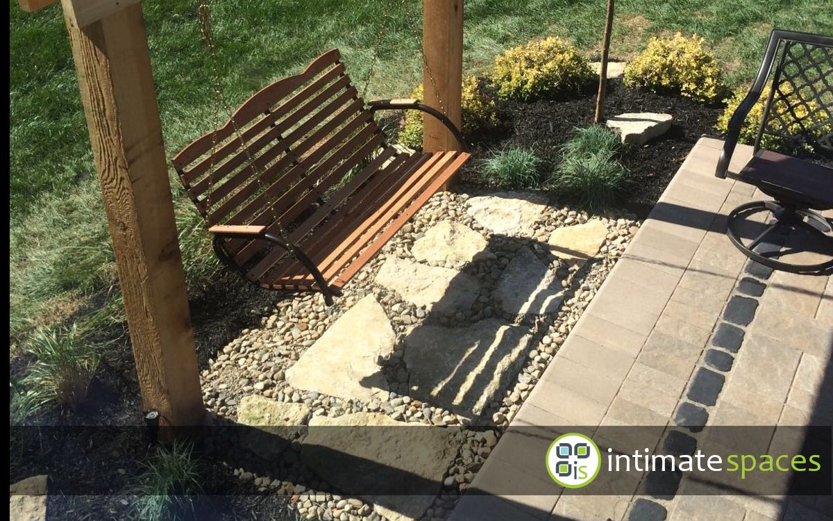 Outdoor Project: Patio, cedar deck, arbor. landscape