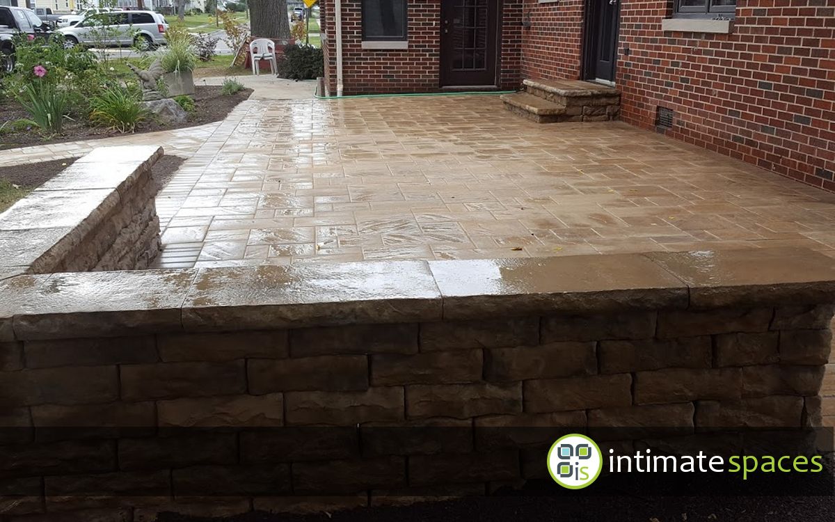 Outdoor Project: Patio, sidewalk, wall